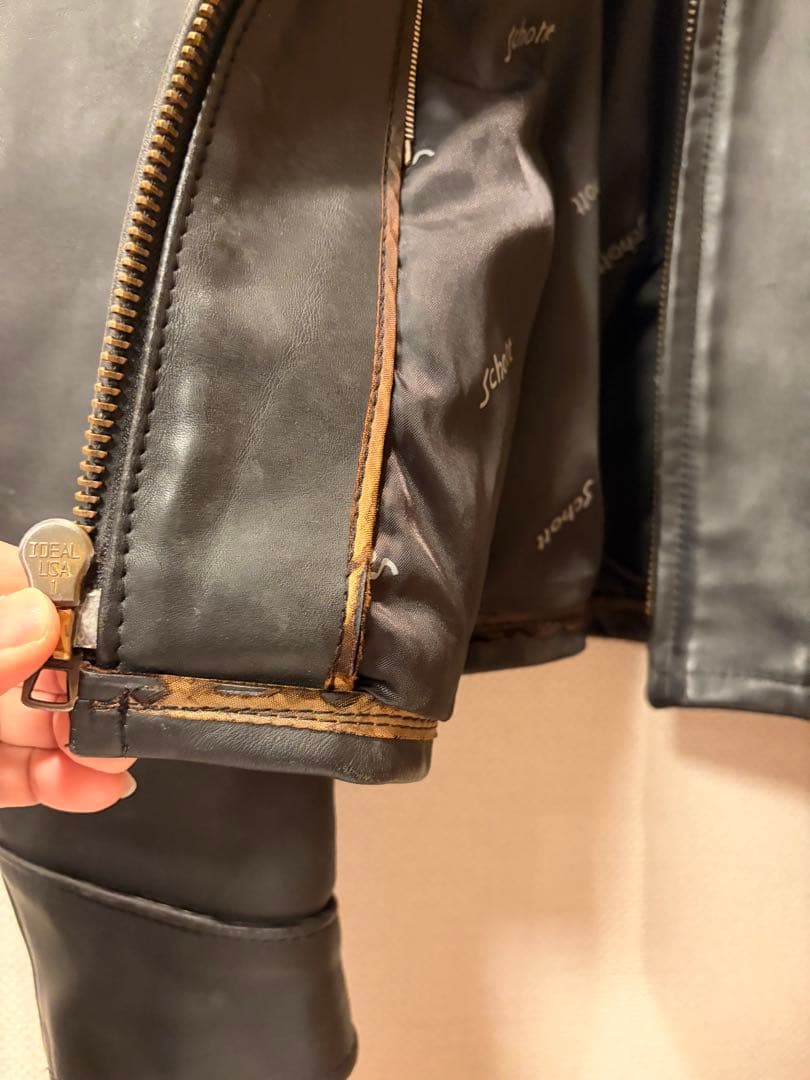 $*ロ様 Schott ショット　シングルライダース　642 size42 Ha