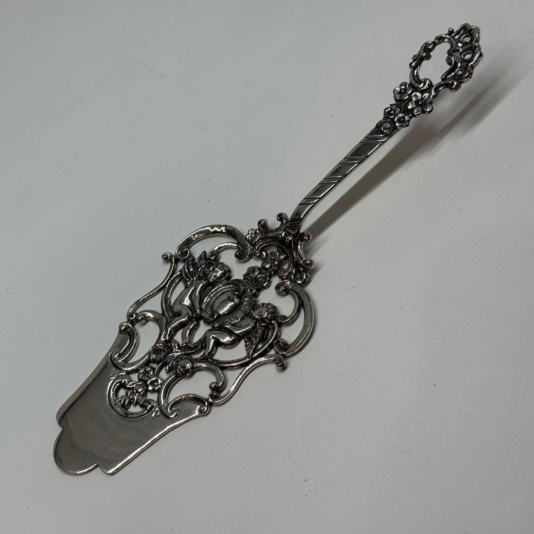 220＊■silver　シルバー　ヴィンテージ　ペストリーサーバー　50.5g