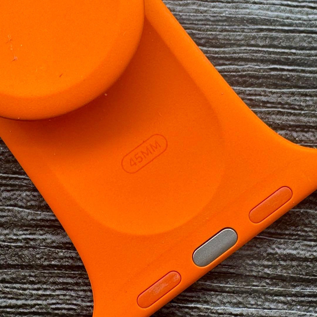 値下げ済み2818 Apple Watch エルメス　オレンジ　スポーツバンド