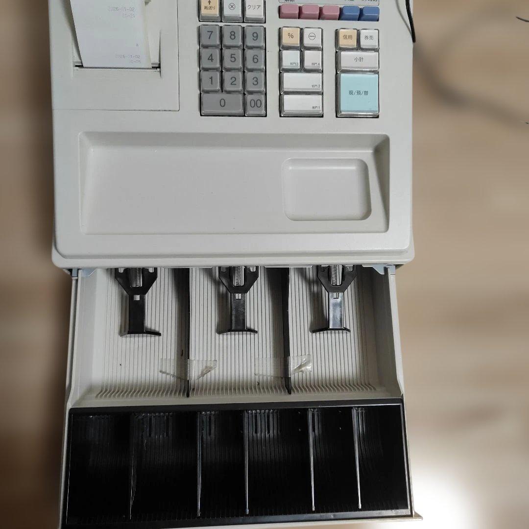 SHARPシャープ レジスター XE-A107 鍵、ACアダプター付き