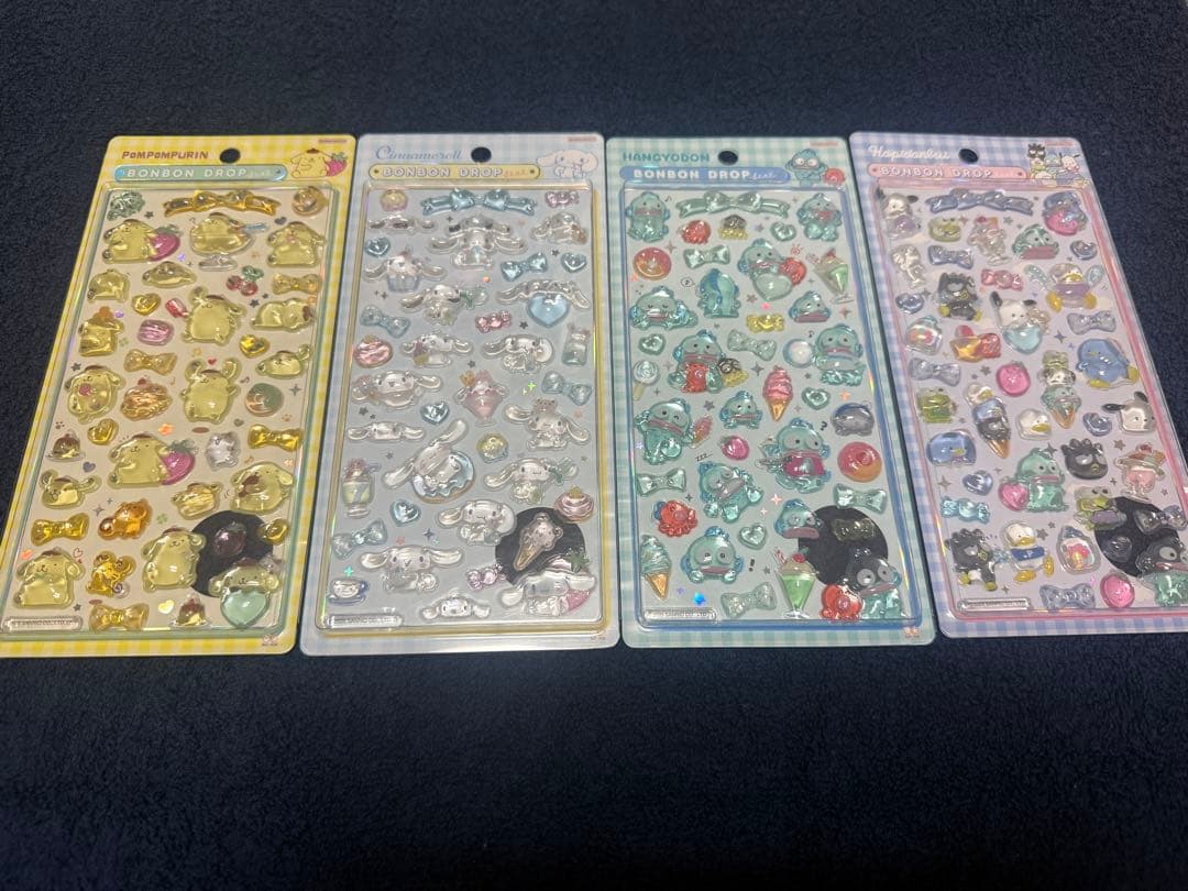 サンリオボンボンドロップシール第二弾　【国内正規品】　7枚セット