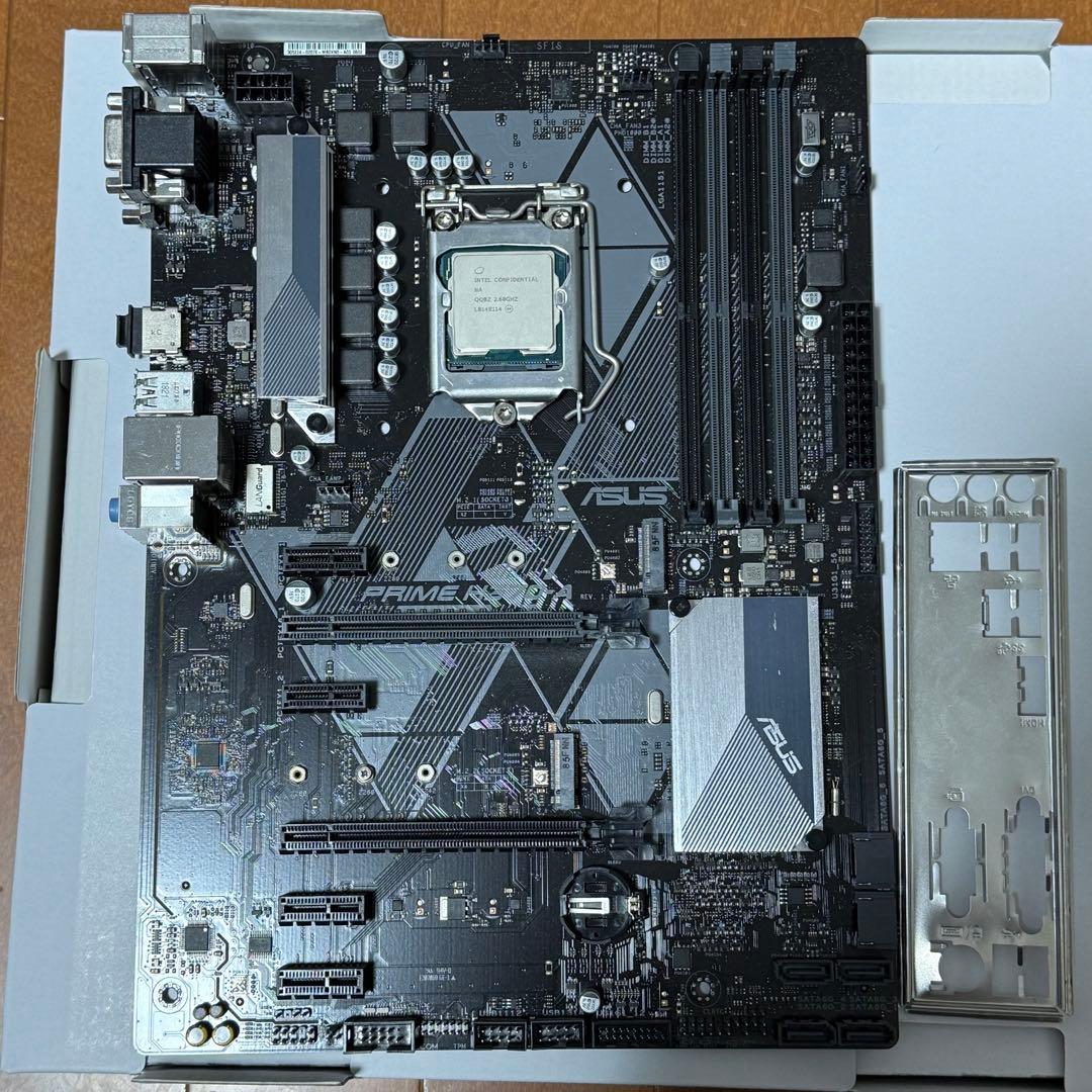 ASUS PRIME H370-A & CPU i9 9900 ES 動作確認済