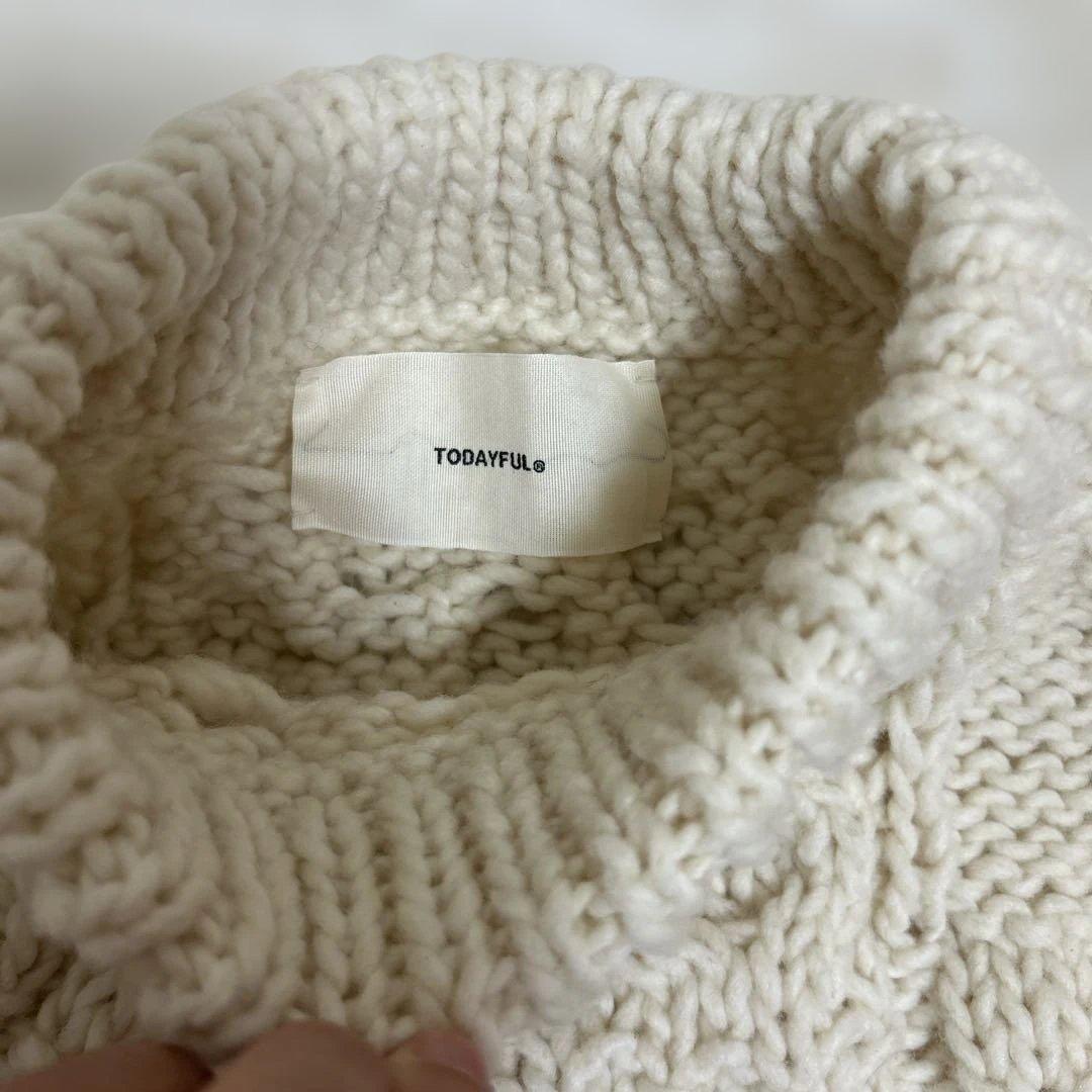 TODAYFUL トゥデイフル　Pattern Hand Knit