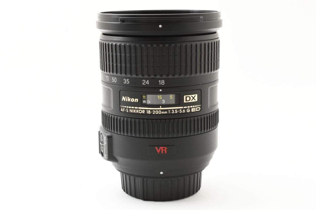 レンズ(ズーム) nikon AF-S DX 18-200mm F3.5-5.6G ED VR