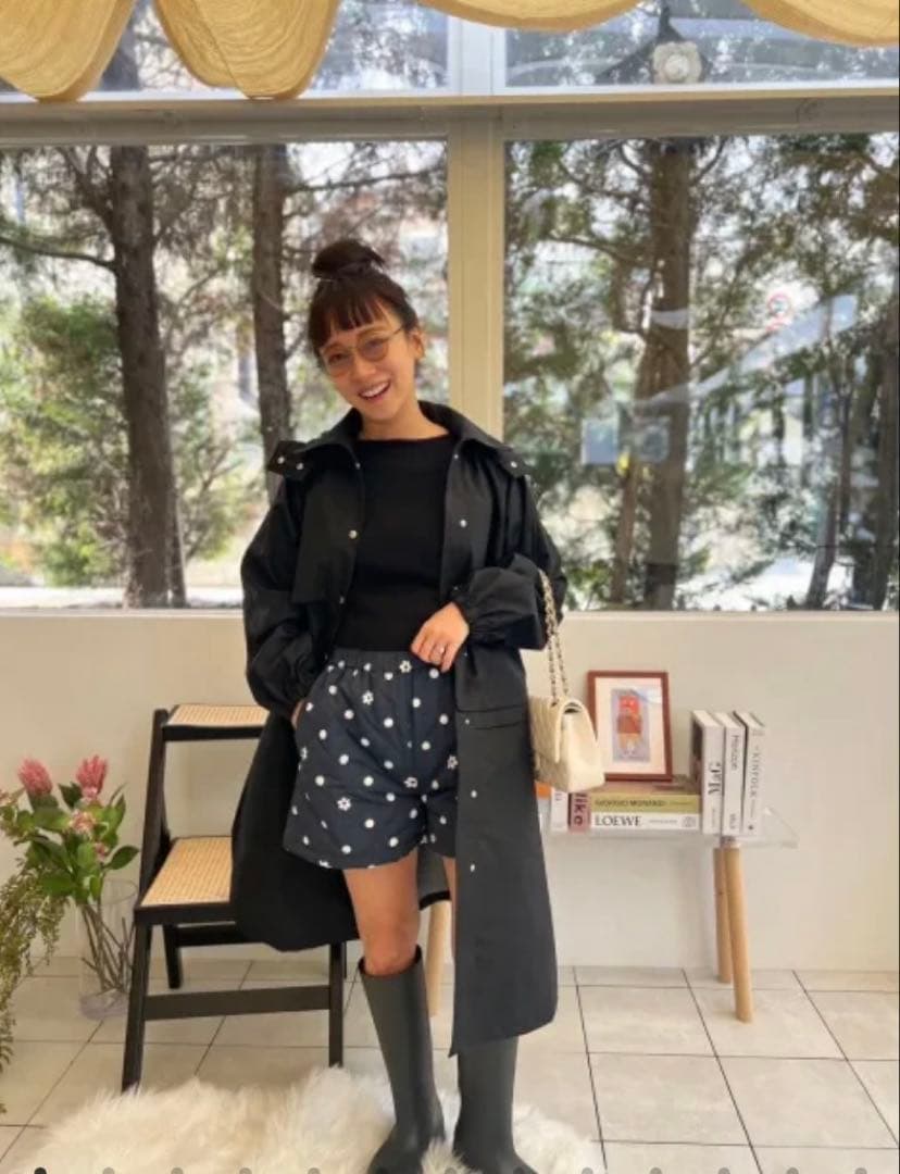 ロージーモンスター　レインコート2way waterproof coat 黒