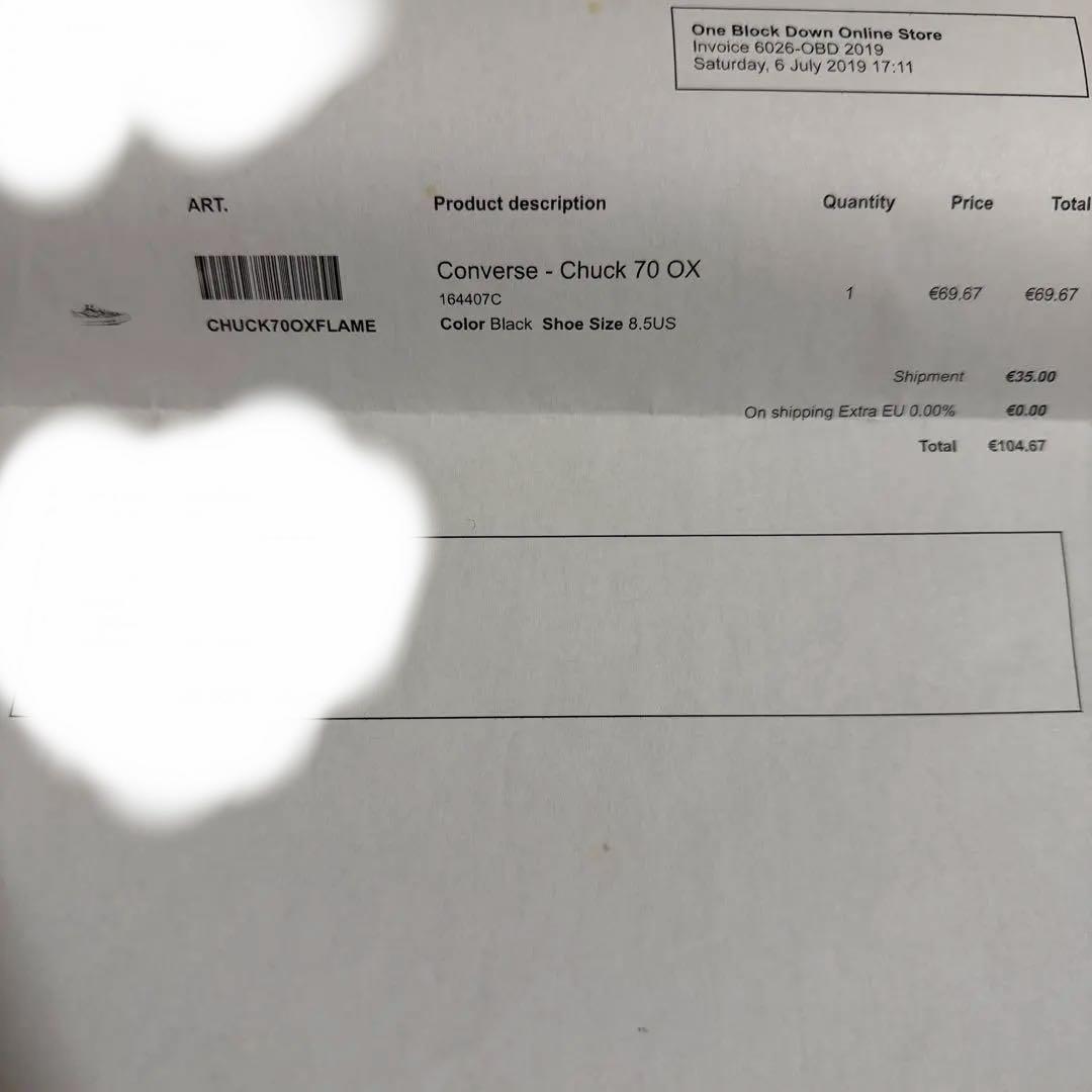 ビ*コ様 コンバース CT70 フレイム