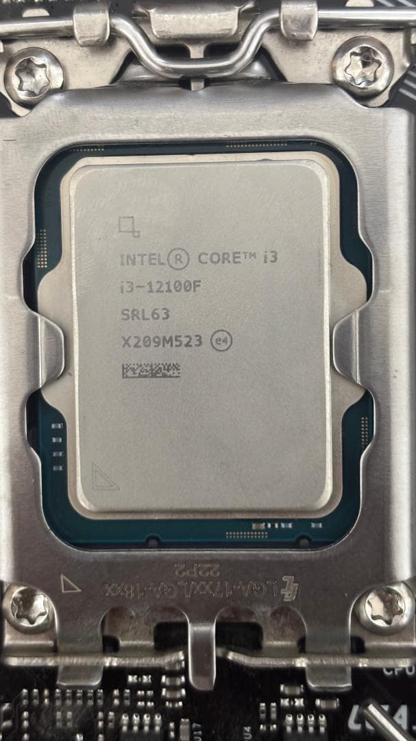 Intel i3-12100F BIOSTAR H610MHP セット
