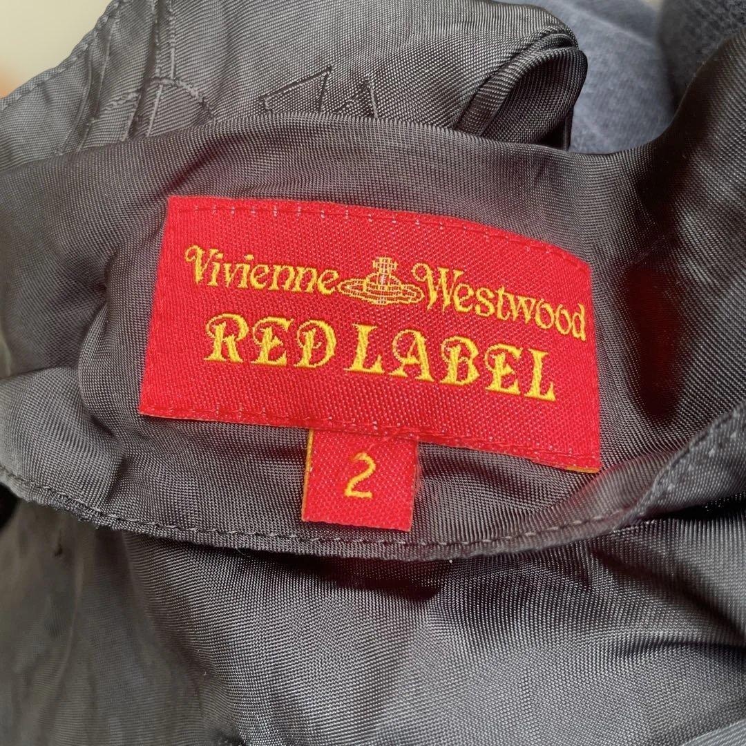 Vivienne Westwood 黒シャツ総オーブ柄アシンメトリーリボンタイ