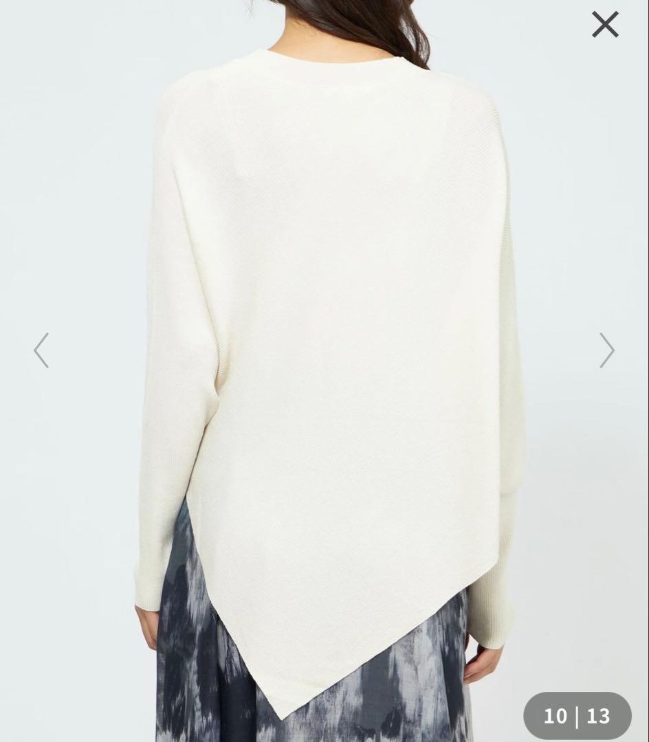 【新品】EPOCA La maglia ブラウジングニット オフホワイト