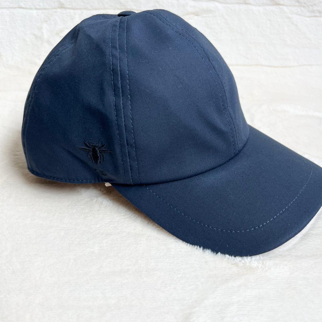 美品　ディオール　キャップ　無地　ネイビー　トロッター　57