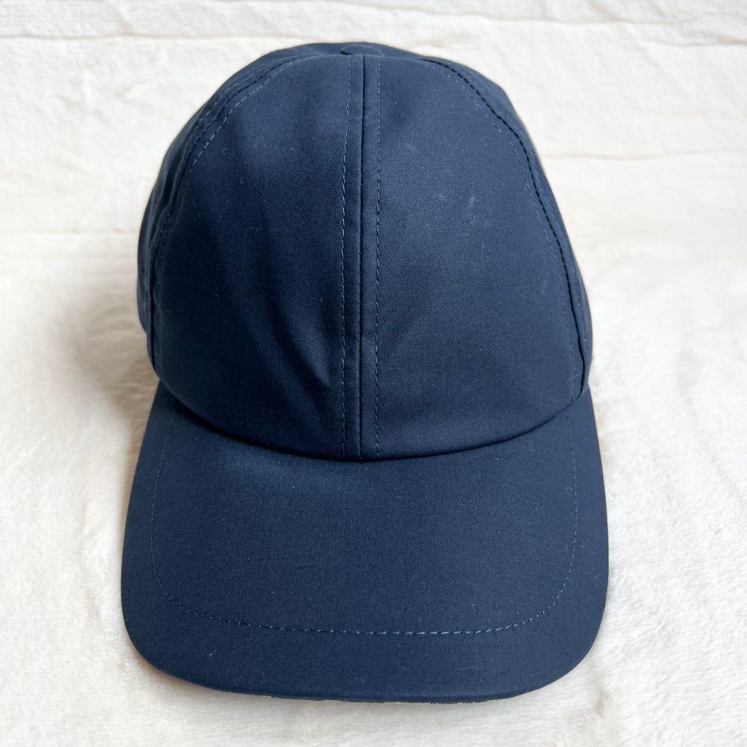 美品　ディオール　キャップ　無地　ネイビー　トロッター　57