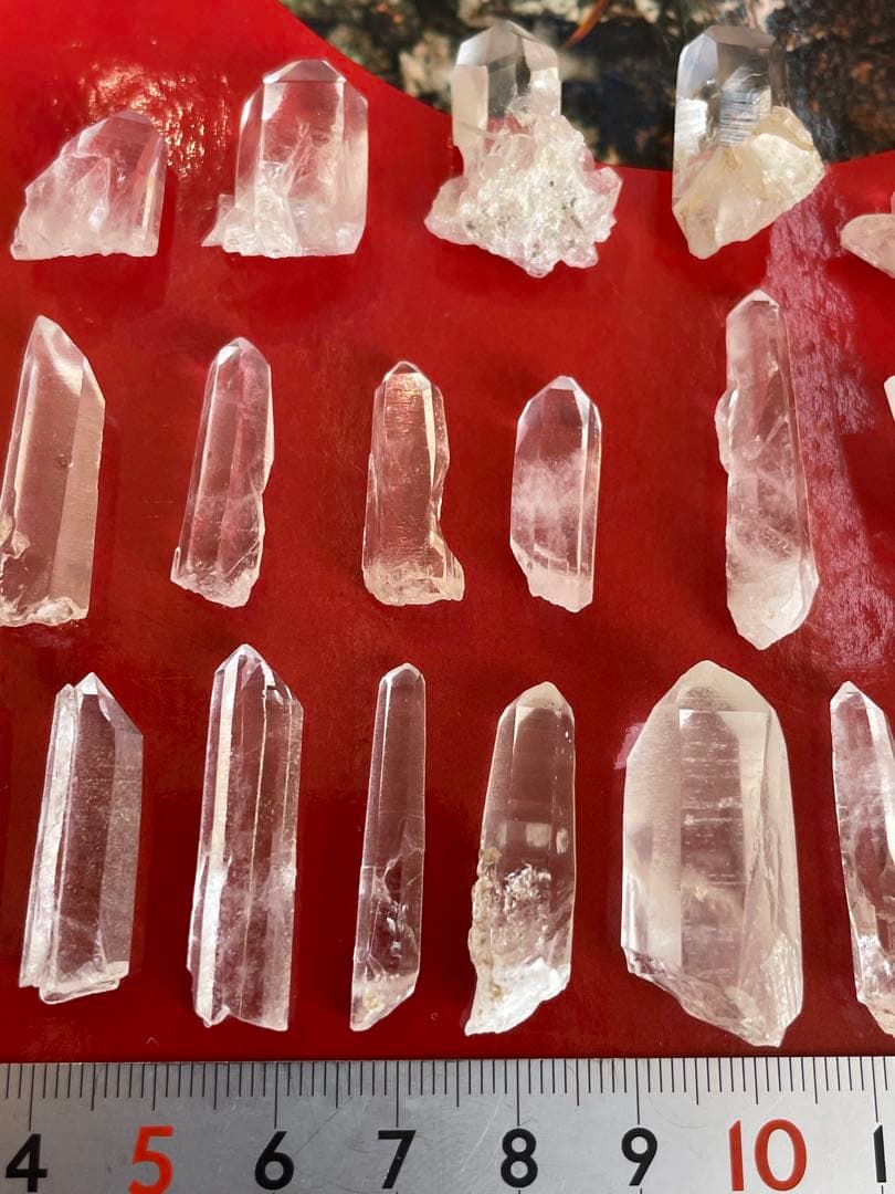 【国産鉱物】乙女鉱山産　水晶たくさんセット　ラスト