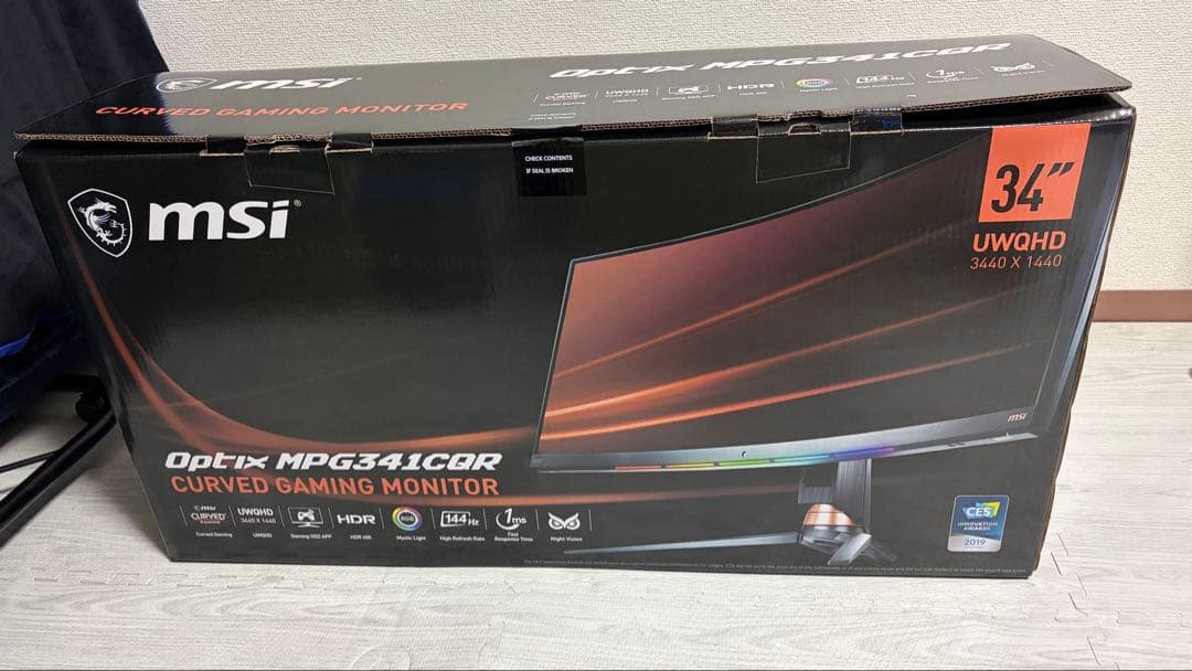 MSI Optix MPG341CQR ゲーミングモニター