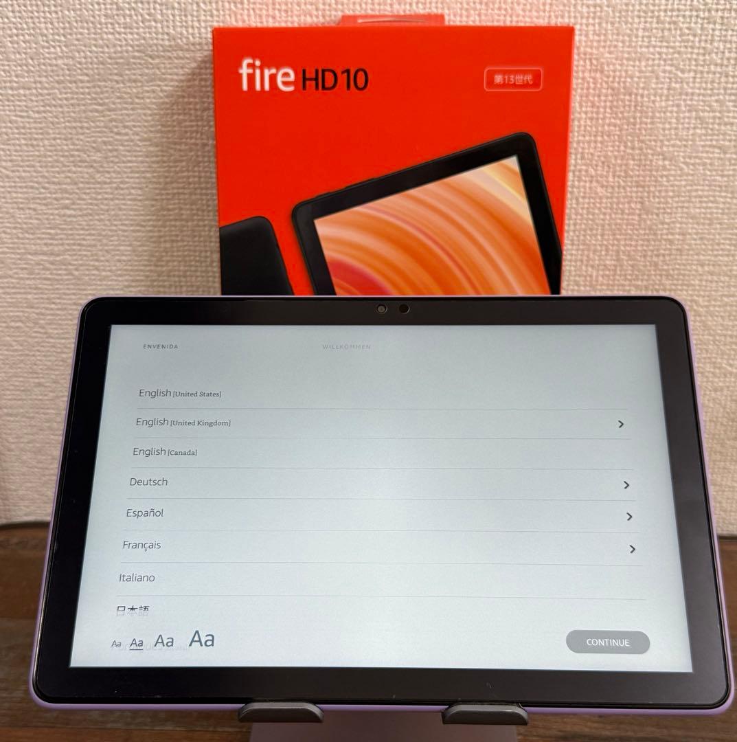 【最新】Amazon Fire HD 10 タブレット パープル　32G