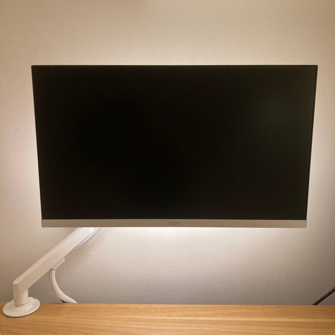 MSI Modern MD241PW モニター ＋ モニターアーム vesa75