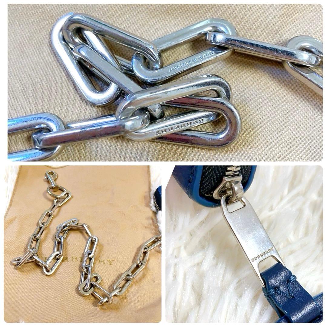 【超美品】BURBERRY　SUPPLE GRAINY LEATHER TOBY