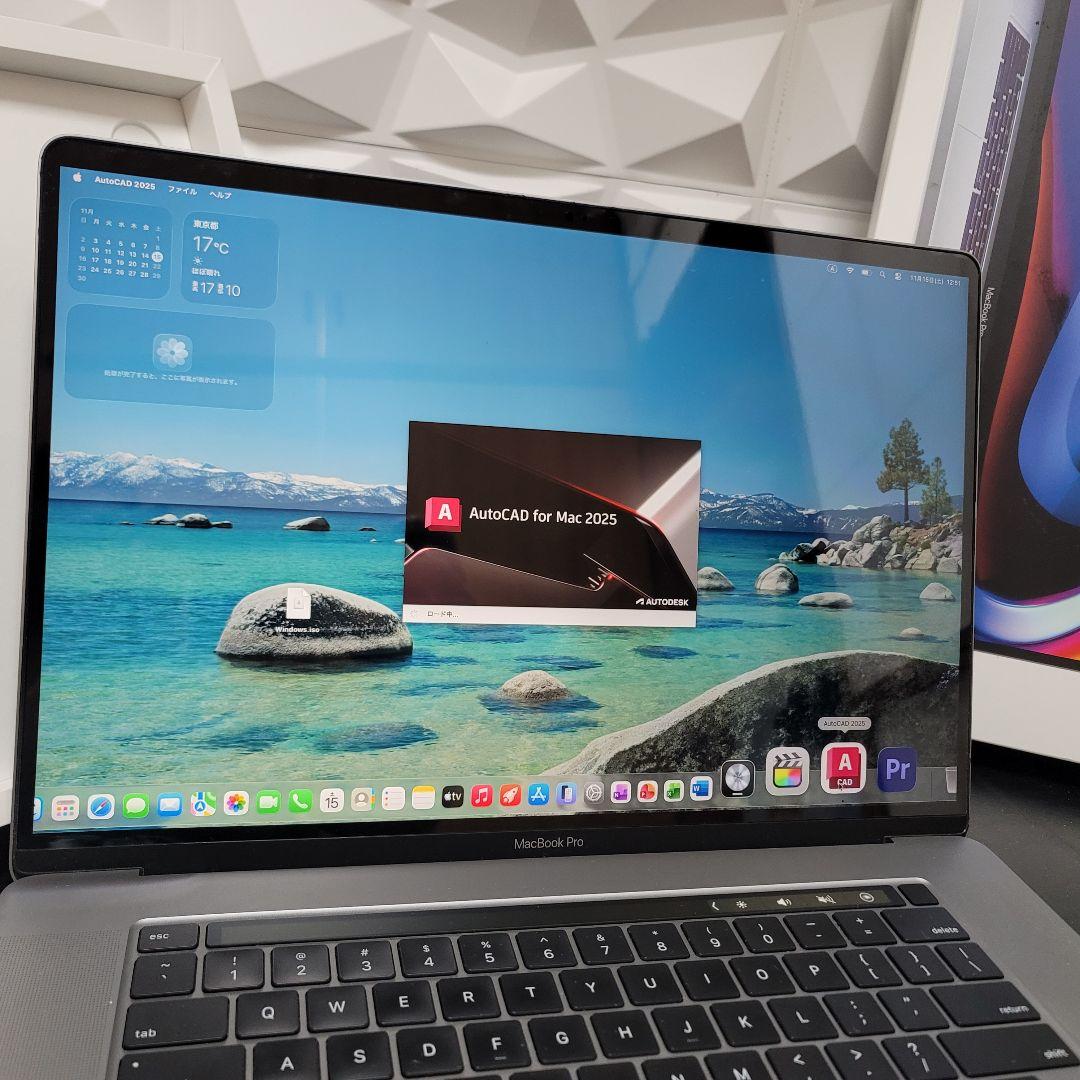 美品 MacBook Pro 16インチ 8コア i9 CAD/BIM&3D設計