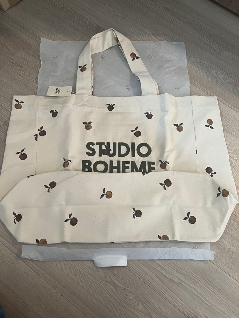 STUDIO BOHEME フルーツ柄トートバッグ