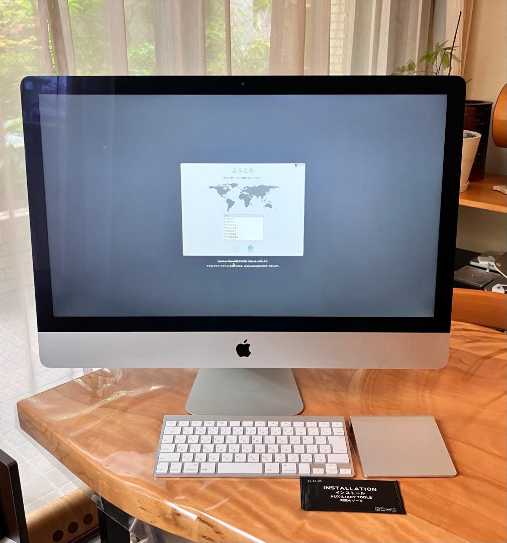 iMac 27インチ/Core i7/16GB キーボード トラックパッド付き