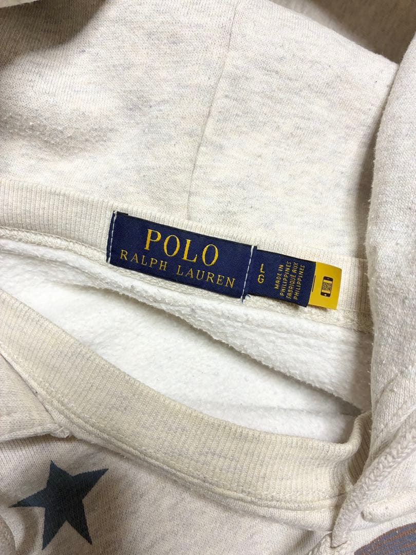 POLO RALPH LAUREN 総柄 フーディ L 正規品
