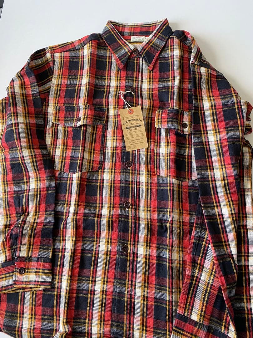 WAREHOUSE ネルシャツ