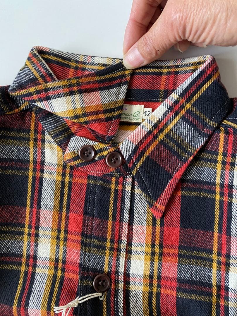 WAREHOUSE ネルシャツ