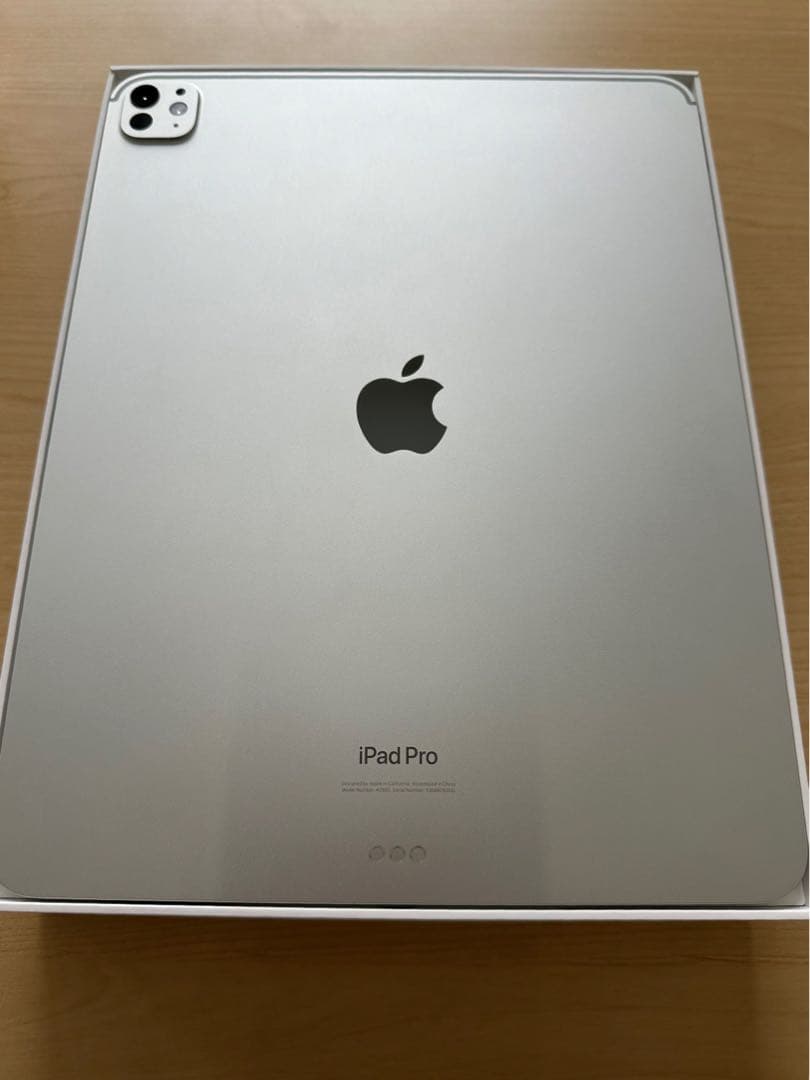 美品iPad Pro 13インチ 2024 Wi-Fi 256GBシルバーm4