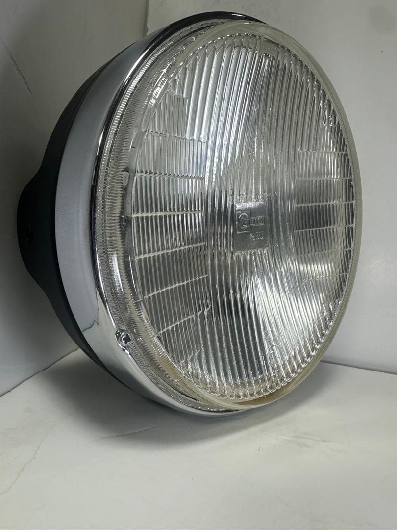 希少当時物シビエスーパーオスカー180πシビエ凹みレンズ付きヘッドライトASSY