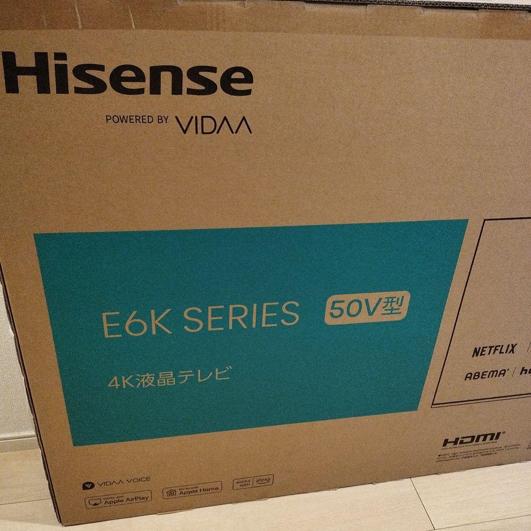 Hisense 4K液晶テレビ　50E6K