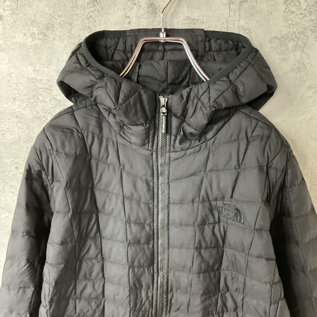 ザノースフェイス　ダウンジャケット　THERMOBALL 黒　レディースL