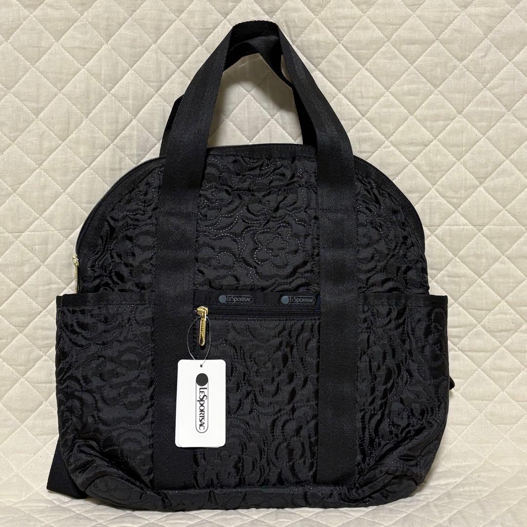 レスポートサック パフィブロッサムズ バックパック リュック 黒