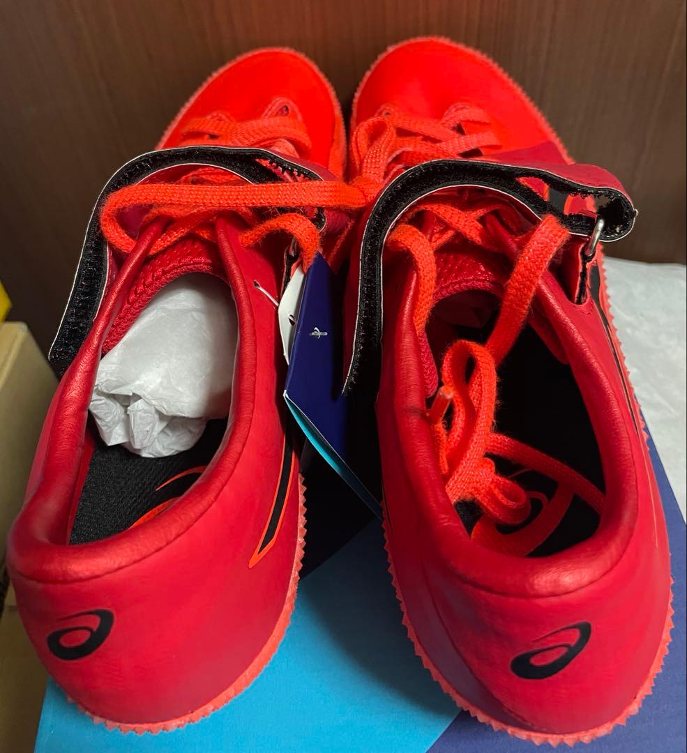 ＊*＊様 asics ハイジャンププロ2（L）スパイクシューズ オレンジ 27.