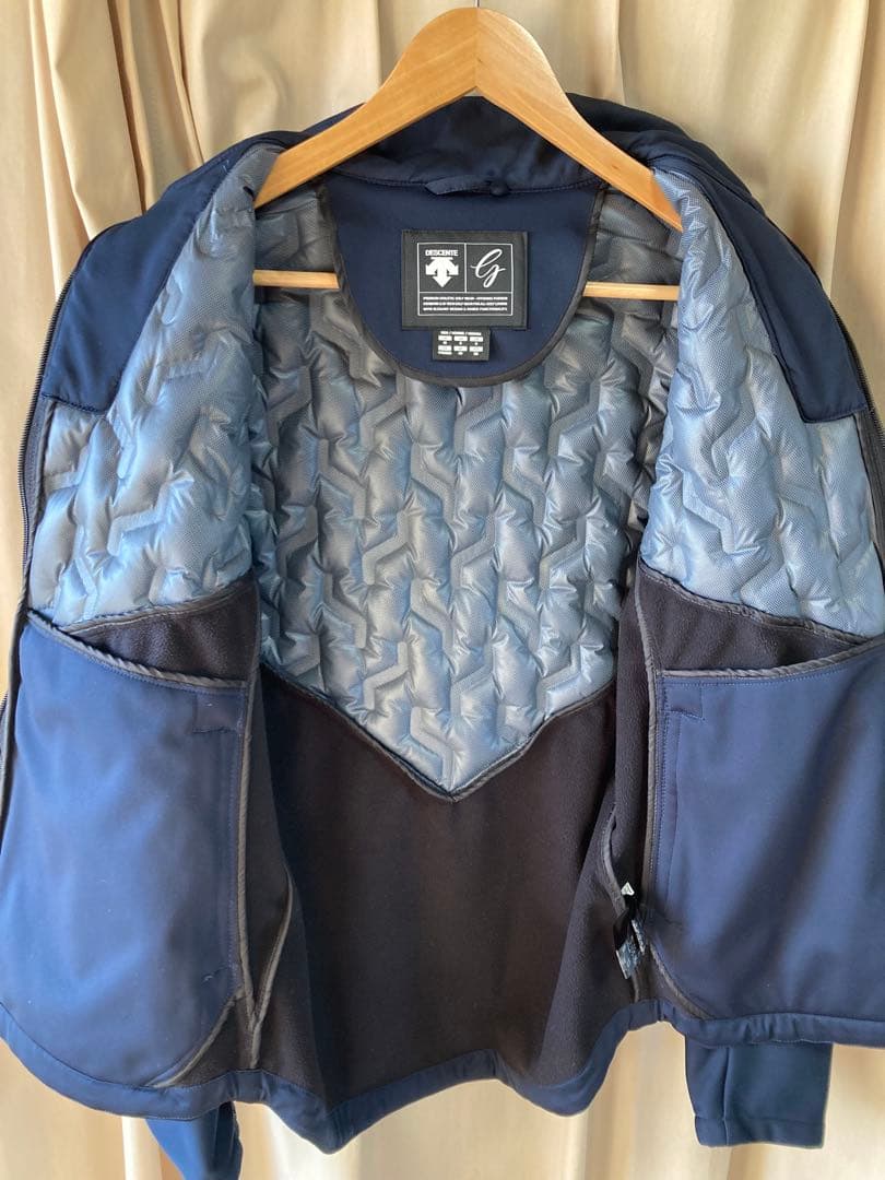 デサント ダウンジャケット M ネイビー