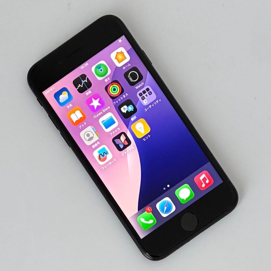 M25【電池新品100％表示】iPhone SE3 128GB ミッドナイト