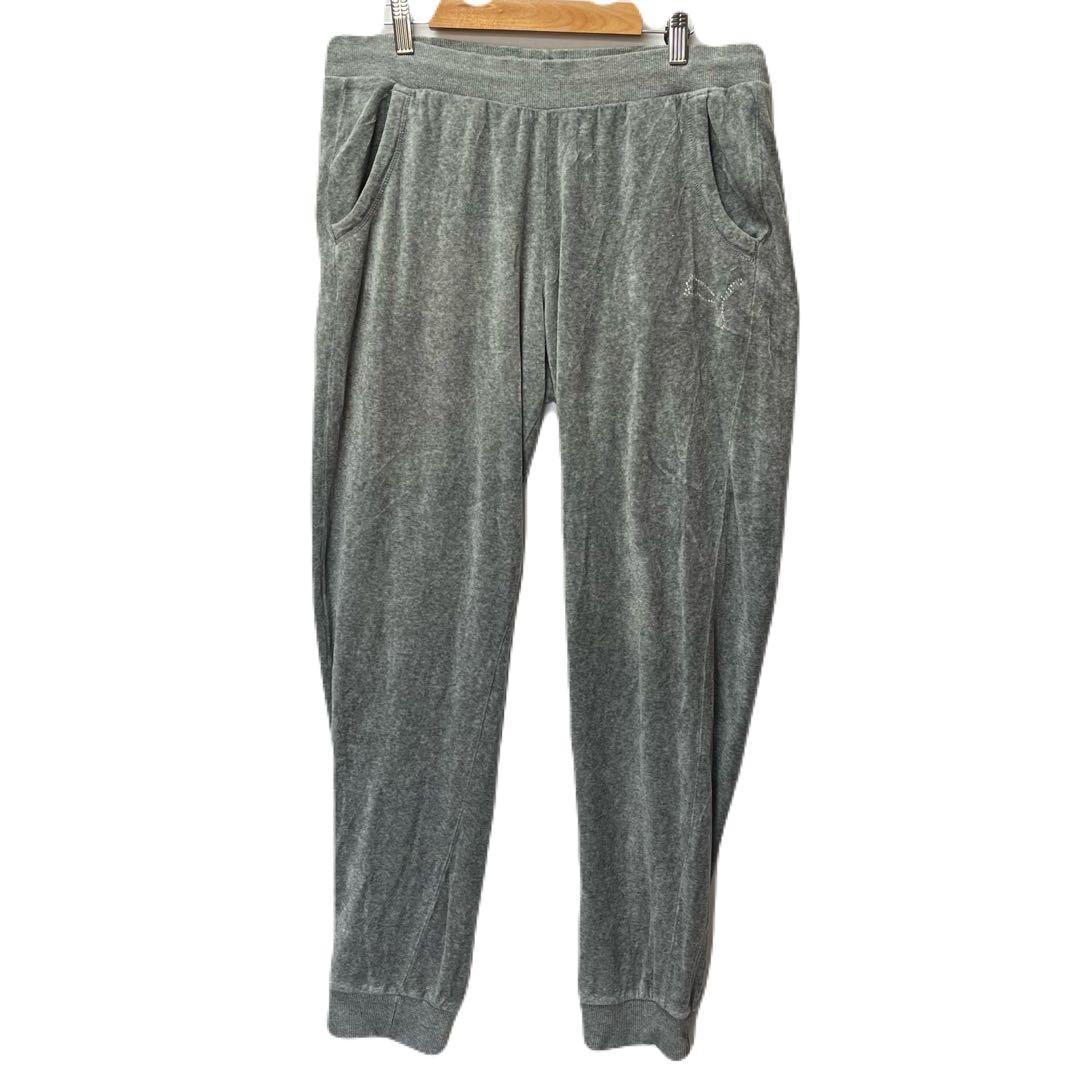 【PUMA】 ベロア ジャージ フード 上下 セットアップ ロゴ スポーツ