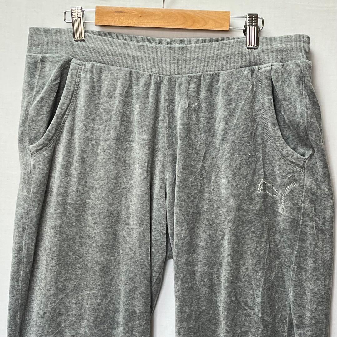 【PUMA】 ベロア ジャージ フード 上下 セットアップ ロゴ スポーツ