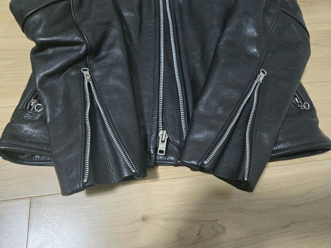 【美品】VANSON タイプB ライナー付 シングルライダース 38　値下げ中