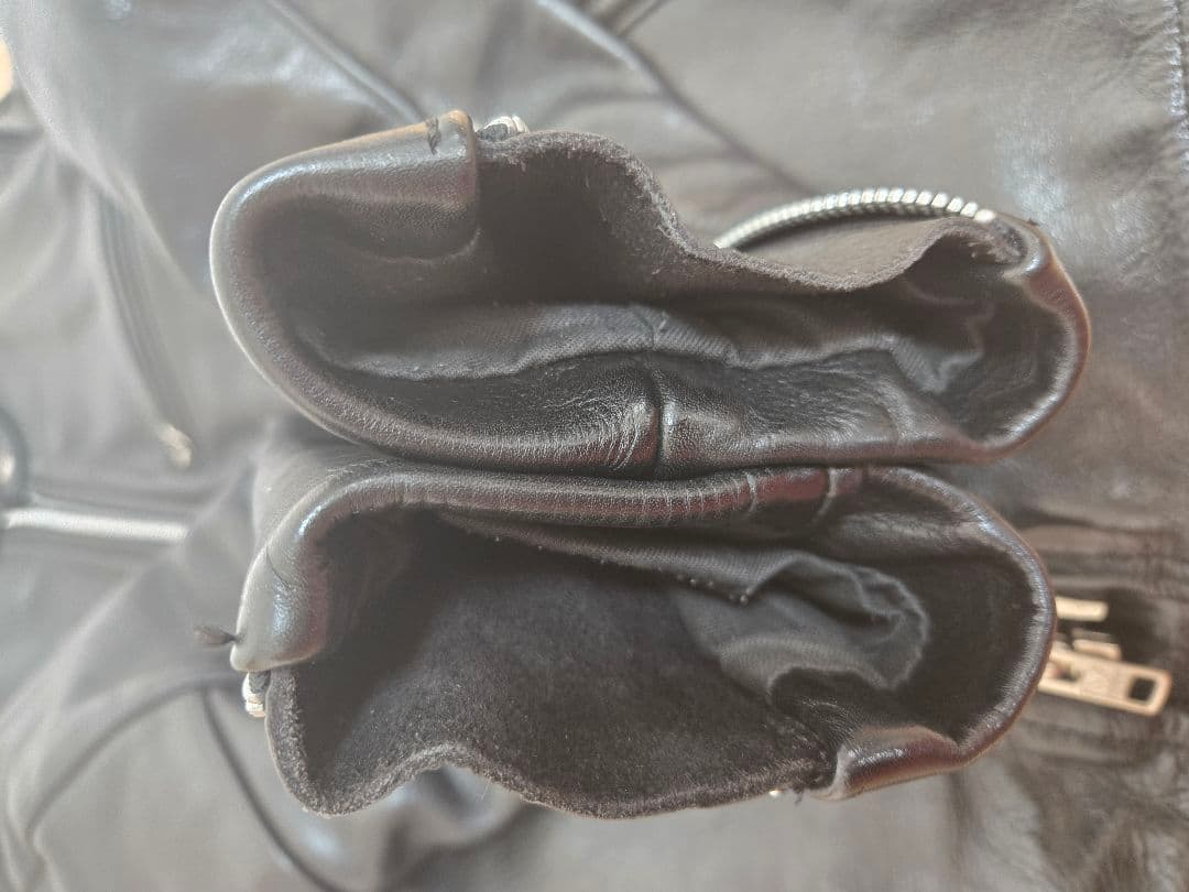 【美品】VANSON タイプB ライナー付 シングルライダース 38　値下げ中