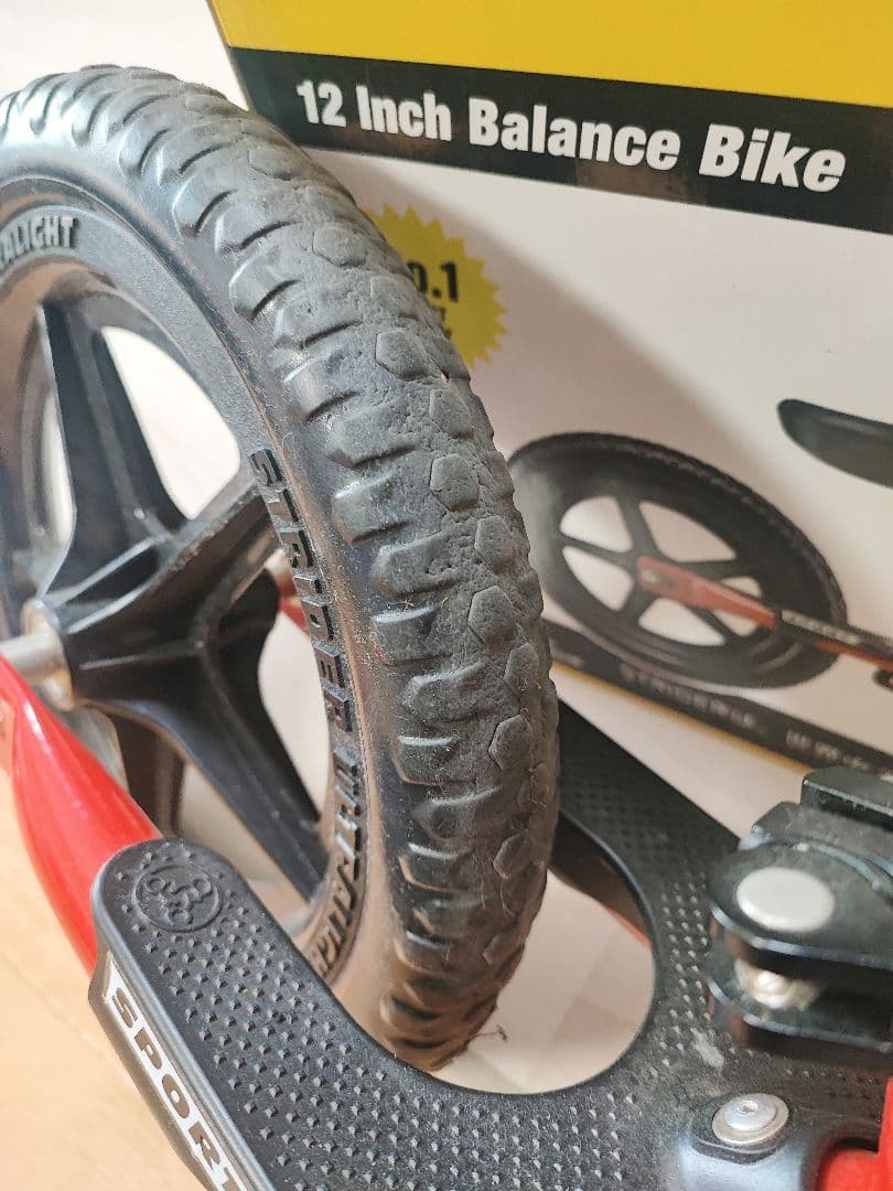 STRIDER バランスバイク 赤 12インチ スポーツモデル