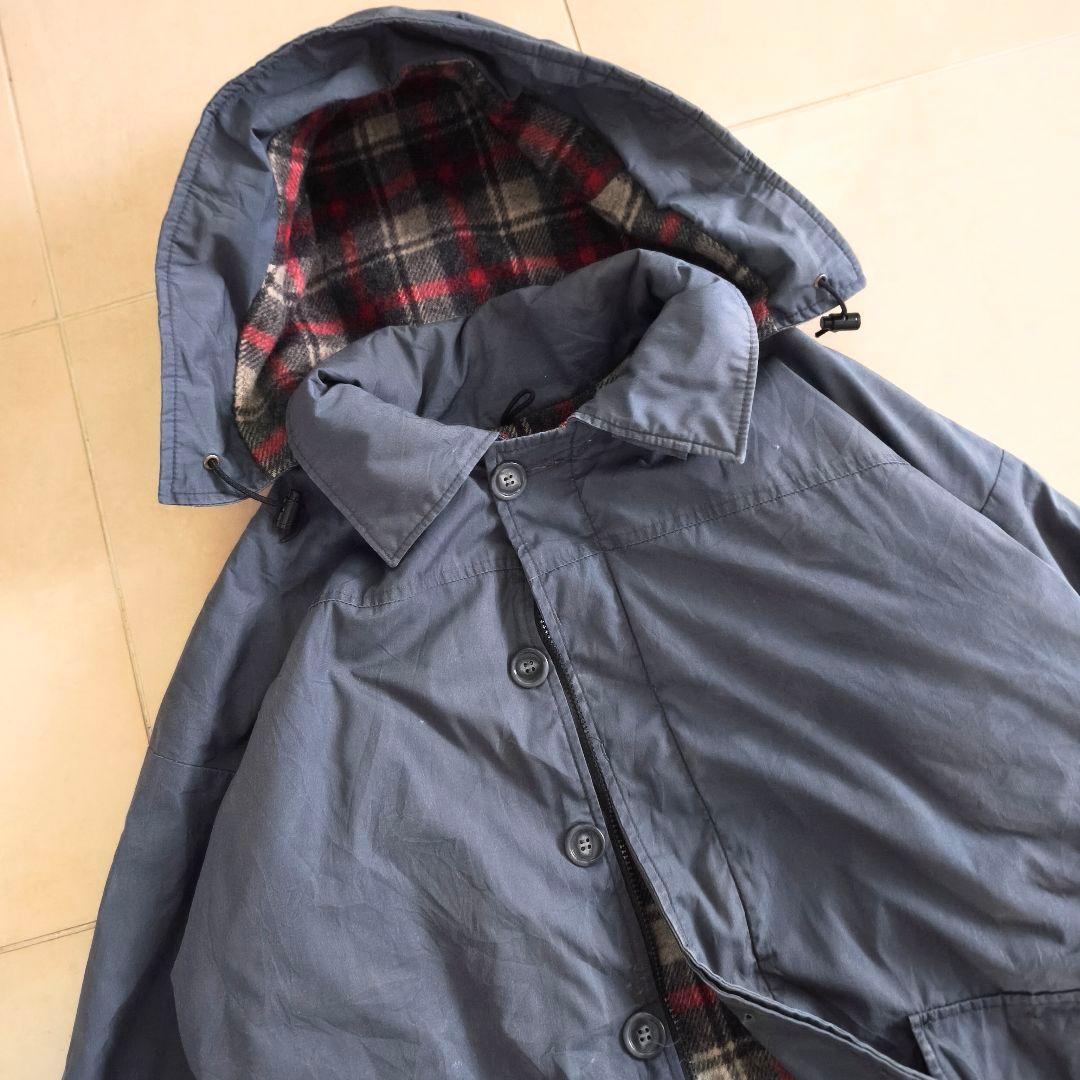 【名作】80s Woolrich ストームコート ネイビー XL USA製 希少