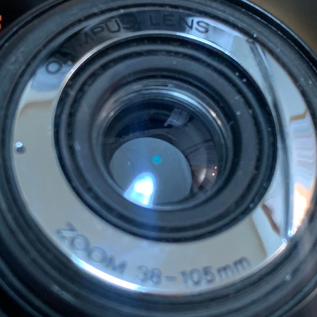 オリンパス OLYMPUS μ ZOOM 105 コンパクトカメラ　ブラック