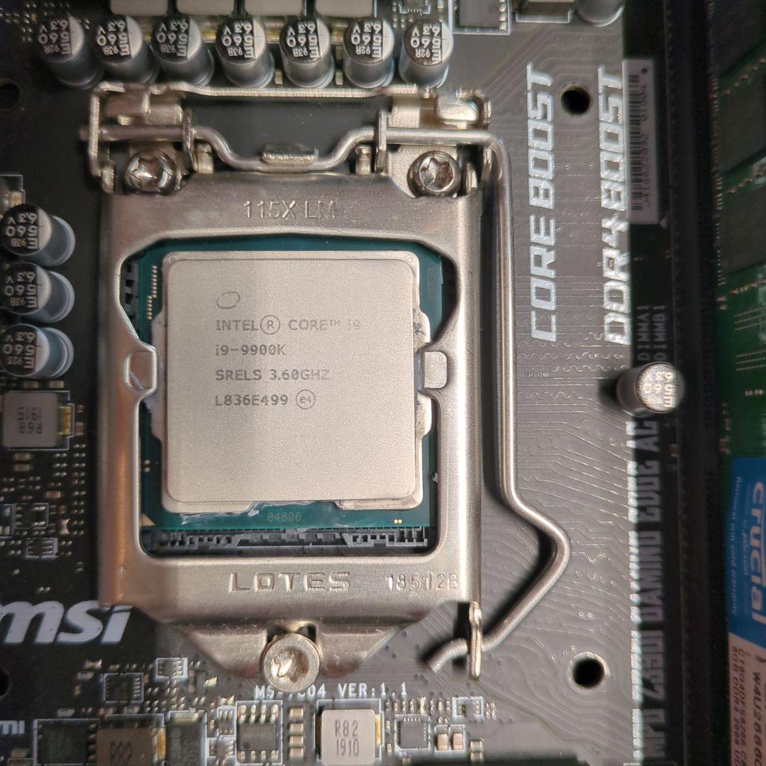 Core i9 9900K／16GBメモリ／Mini-ITXマザボ　セット