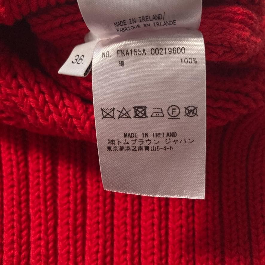 【thomholic】THOM BROWNE フローラル アランケーブルT