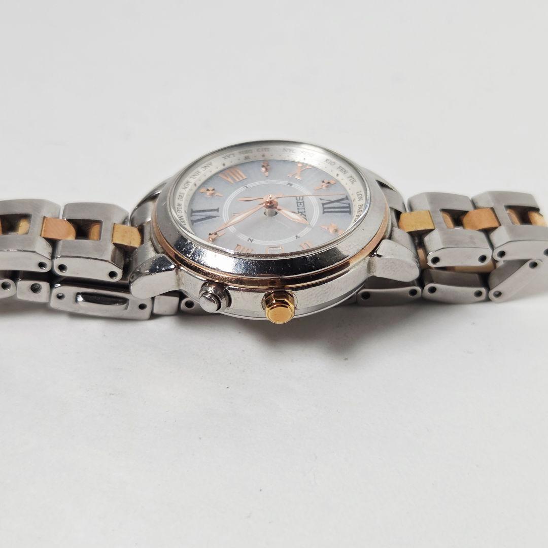 SEIKO ルキア 1B25-0AP0 ラッキーパスポート　ソーラー 電波腕時計