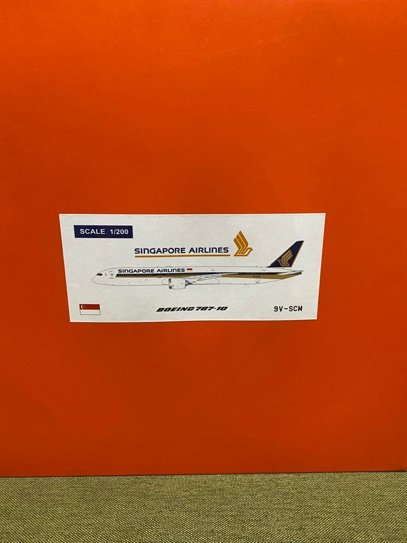 み*る様 シンガポール航空 ボーイング787-10 フラップダウン仕様