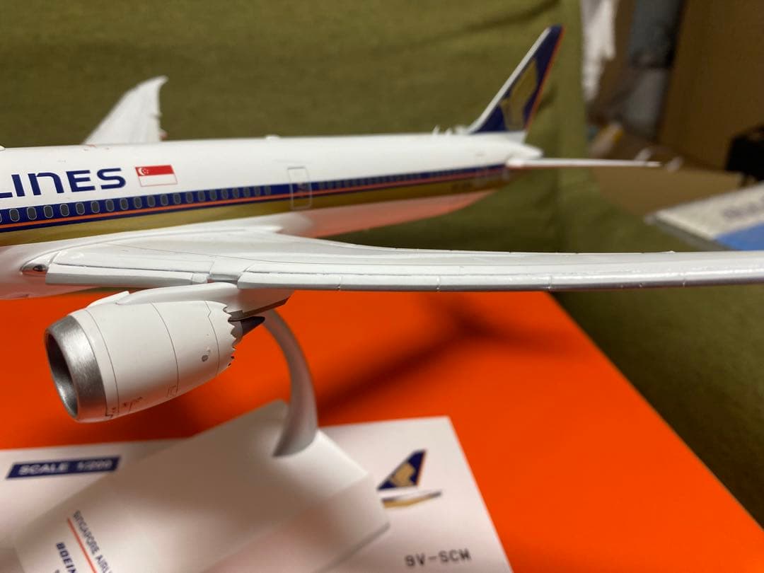 み*る様 シンガポール航空 ボーイング787-10 フラップダウン仕様