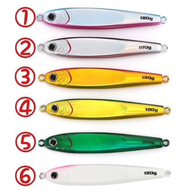 １０本 セット 180g 選べる メタルジグ TGベイト タイプ 高比重