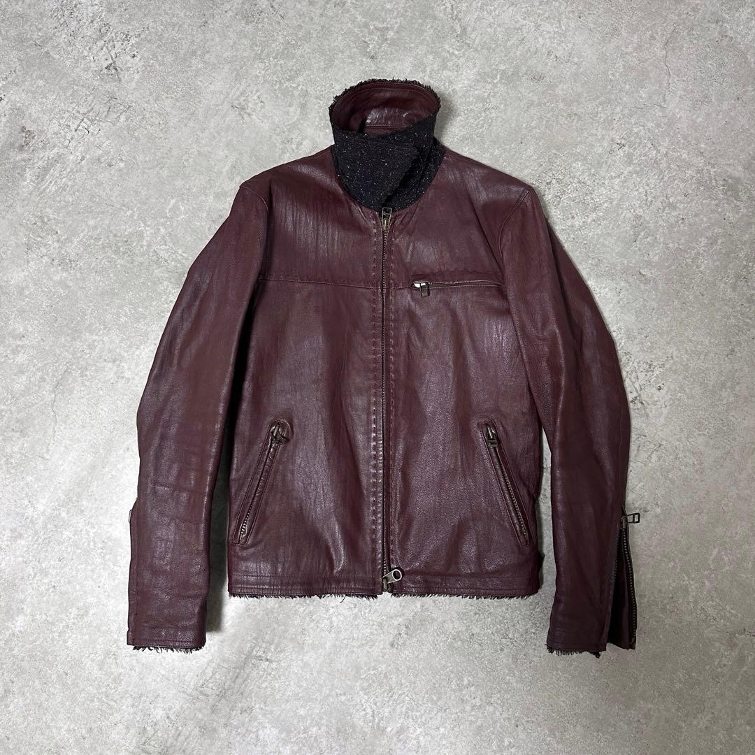 ジャケット・アウター 00s KATHARINE HAMNETT leather jacket