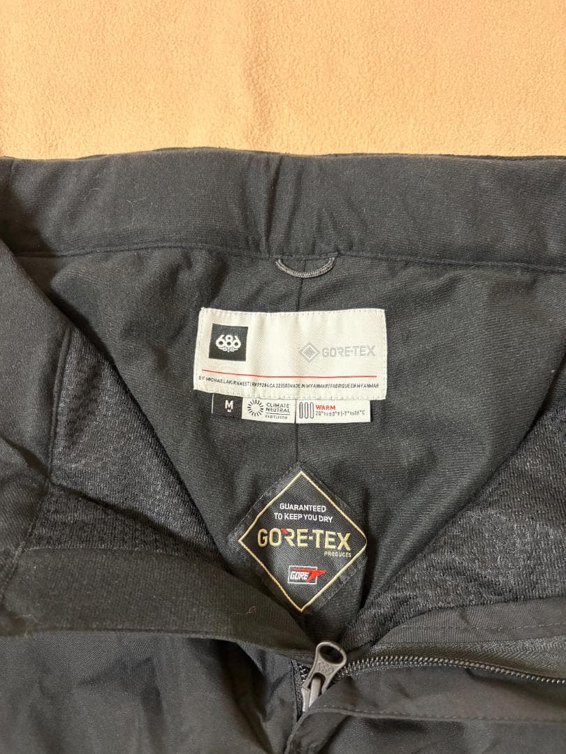 686 GORE-TEX CORE SHELL スノーボードパンツ M ブラック