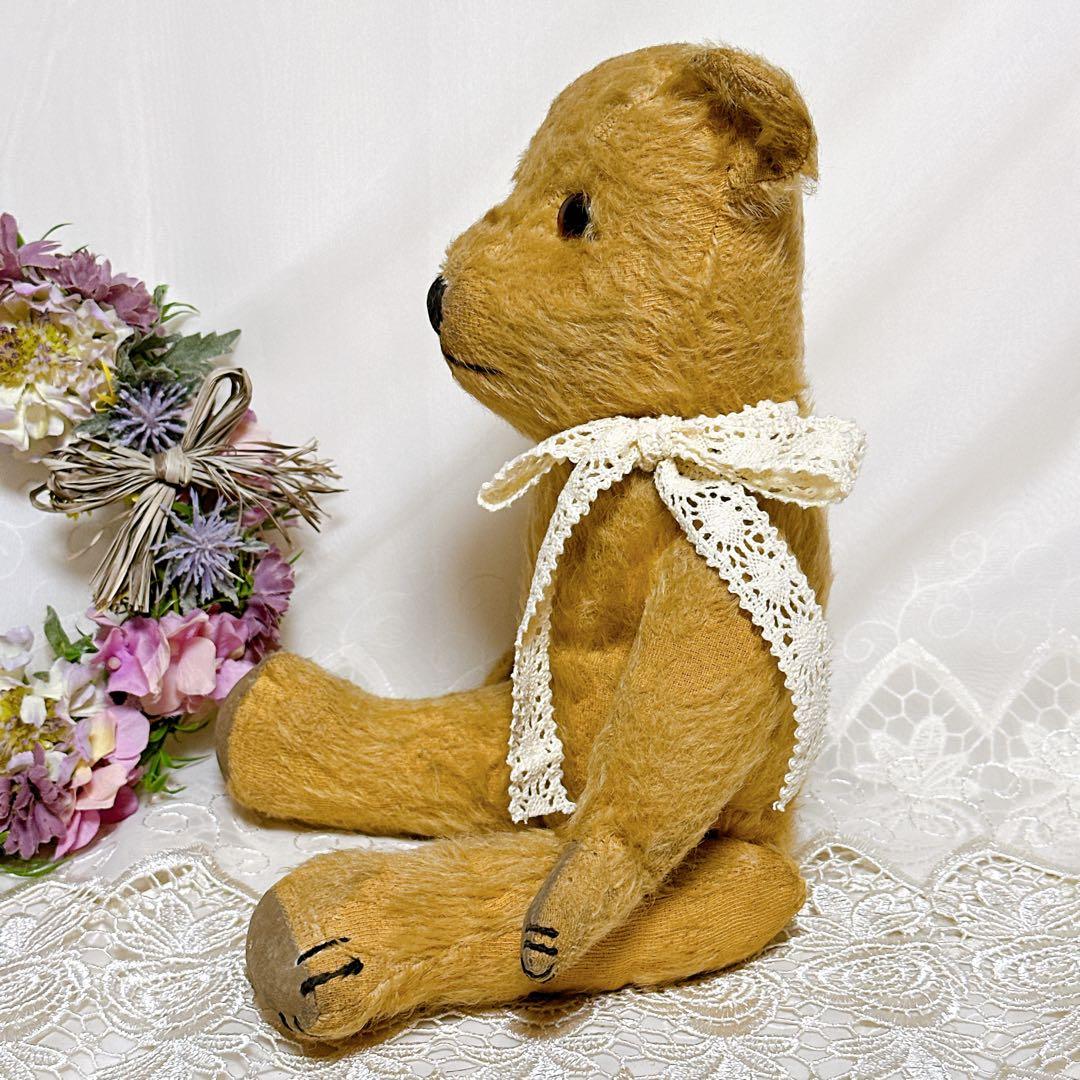 ❤️1940年頃❤️愛されすぎたチルターンベア　アンティークテディベア